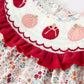Fall Pumpkin Embroidery Baby Girl Outfit Set Red Bloomer Set