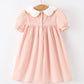 Halloween Pumpkin Applique Girls Puff Sleeve Dress