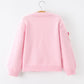 Baby Girl Christmas Pink Santa Bow Knit Cardigan Sweater