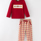 Boy Thanksgiving Pumpkin Turkey Maple Leaf Outfit Set