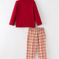 Boy Thanksgiving Pumpkin Turkey Maple Leaf Outfit Set