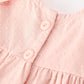 Fall Baby Girl Pink Peter Pan Collar Embroidered Bloomer Set