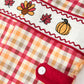 Boy Thanksgiving Pumpkin Turkey Maple Leaf Plaid Jonjon