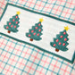 Baby Boy Christmas Embroidered Plaid Jonjon Romper