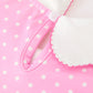 Christmas Girls Santa Bow Peter Pan Collar Dress