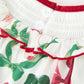 Christmas Baby Girls Holly Jolly Smocked Bubble Romper