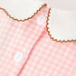 Christmas Girls Gingerbread Peter Pan Collar Dress