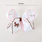 Western Horse Embroidery Ruffle Edge Girls Hairpin 4/6.25 Inches
