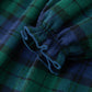 Christmas Girls Green & Navy Plaid Embroidered Collar Dress