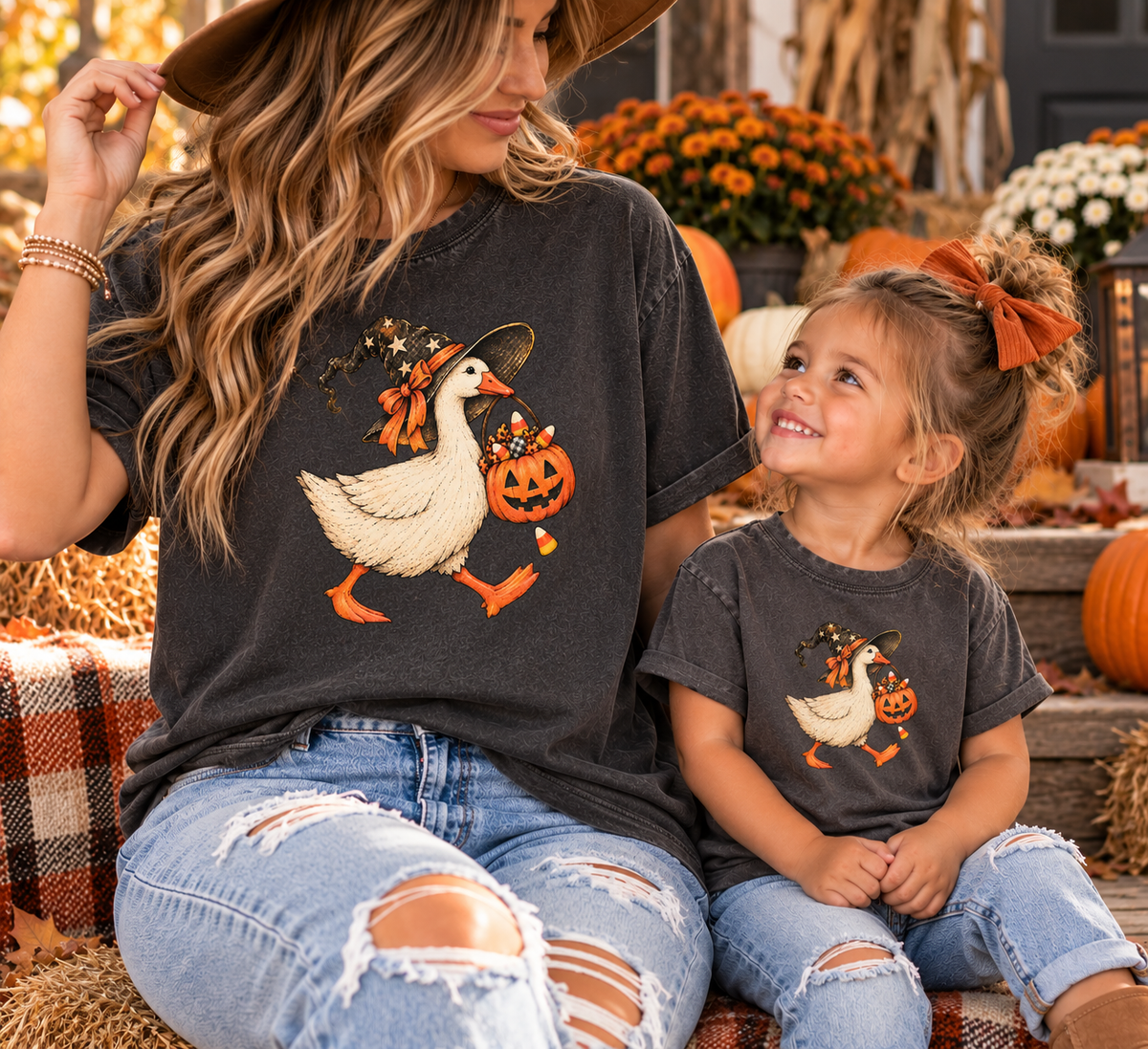Halloween Goose – Adult Comfort Colors Tee