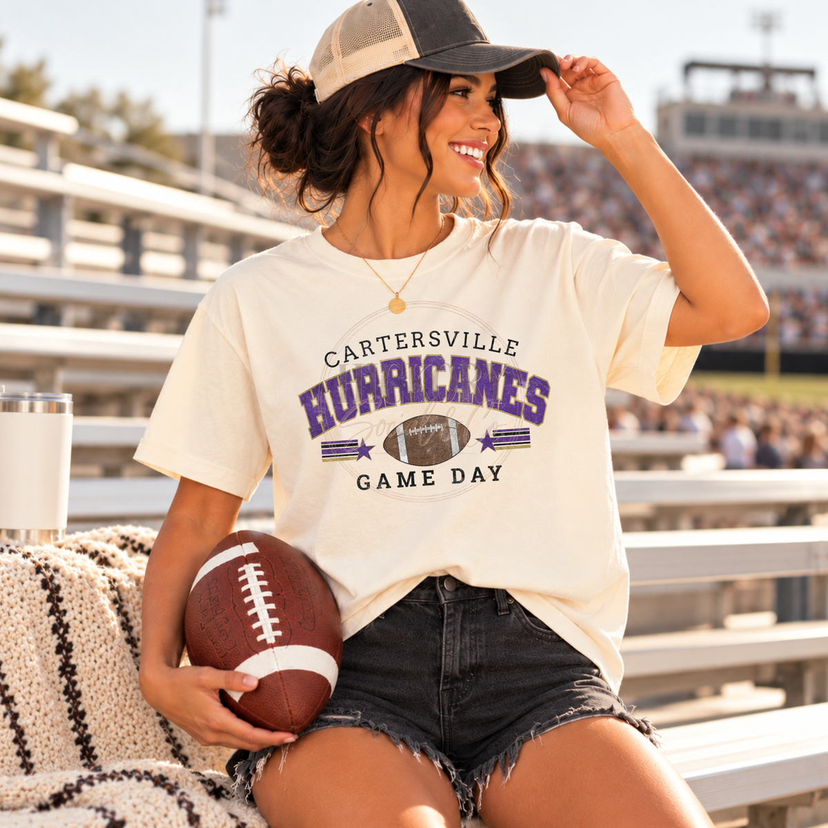 Custom School Mascot Shirt | Personalized Football Game Day Tee | Custom Team Colors Shirt | Local High School Football | Comfort Colors