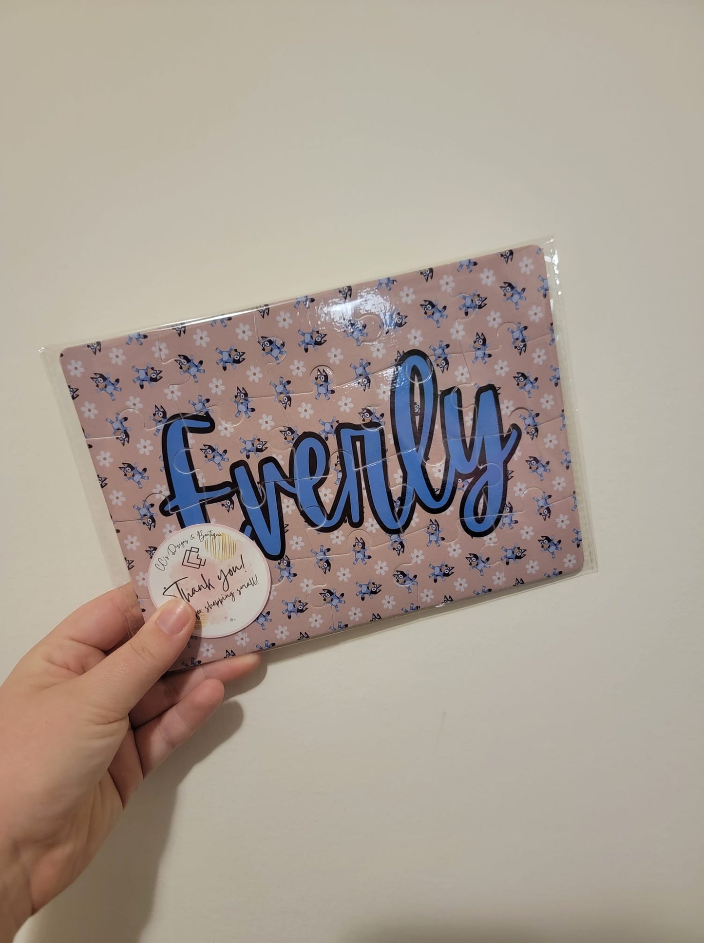 Personalized Blue Name Puzzle