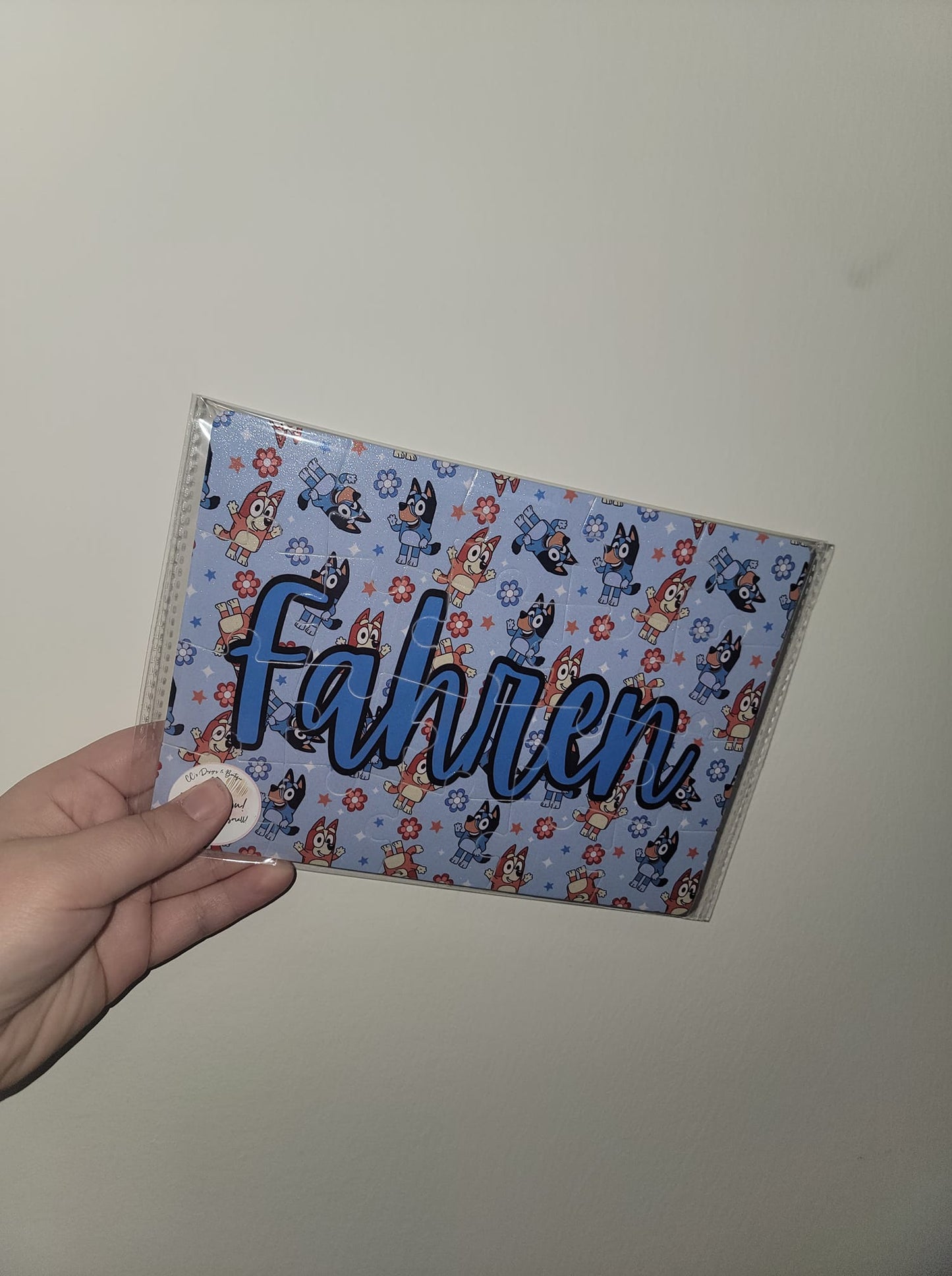 Personalized Blue Name Puzzle