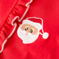 Christmas Red Girls Embroidered Pajamas