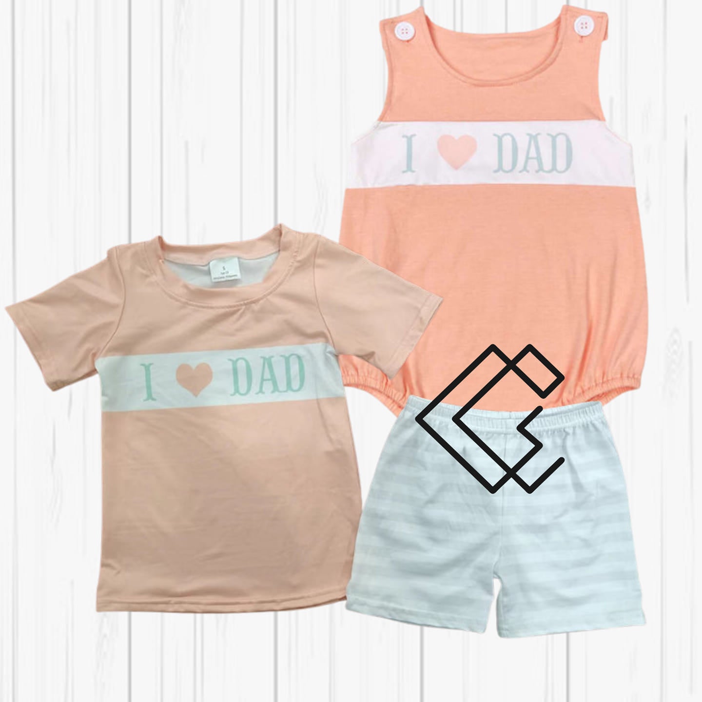 I Love Dad Matching Sets