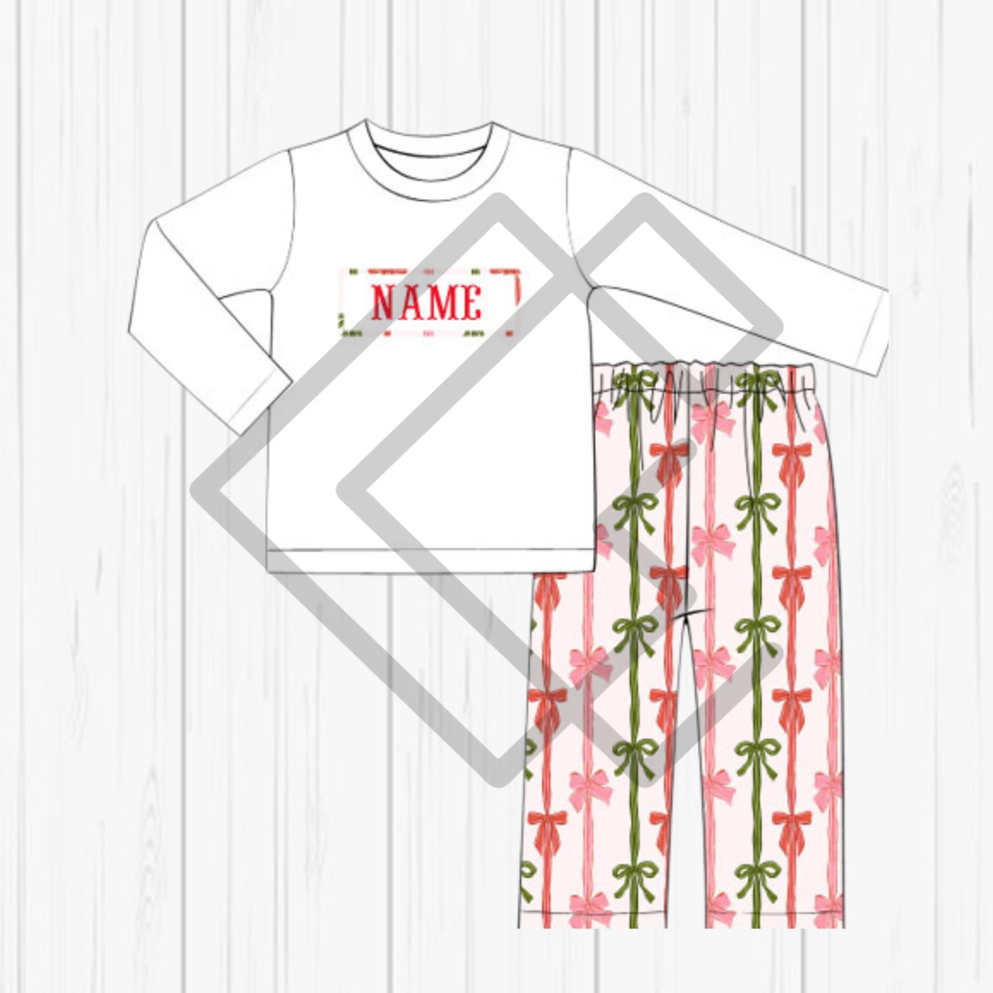 PREORDER Christmas Coquette Handsmocked Sets