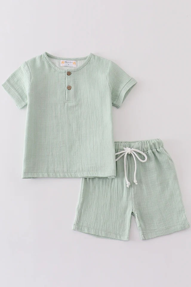 RTS Sage Muslin Shorts Set