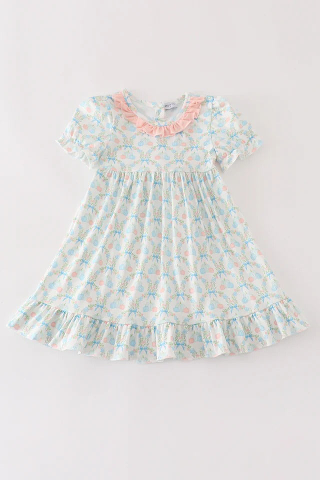 RTS Pumpkin Ruffle Dress