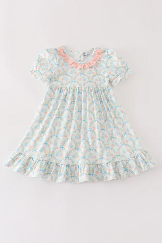 RTS Pumpkin Ruffle Dress