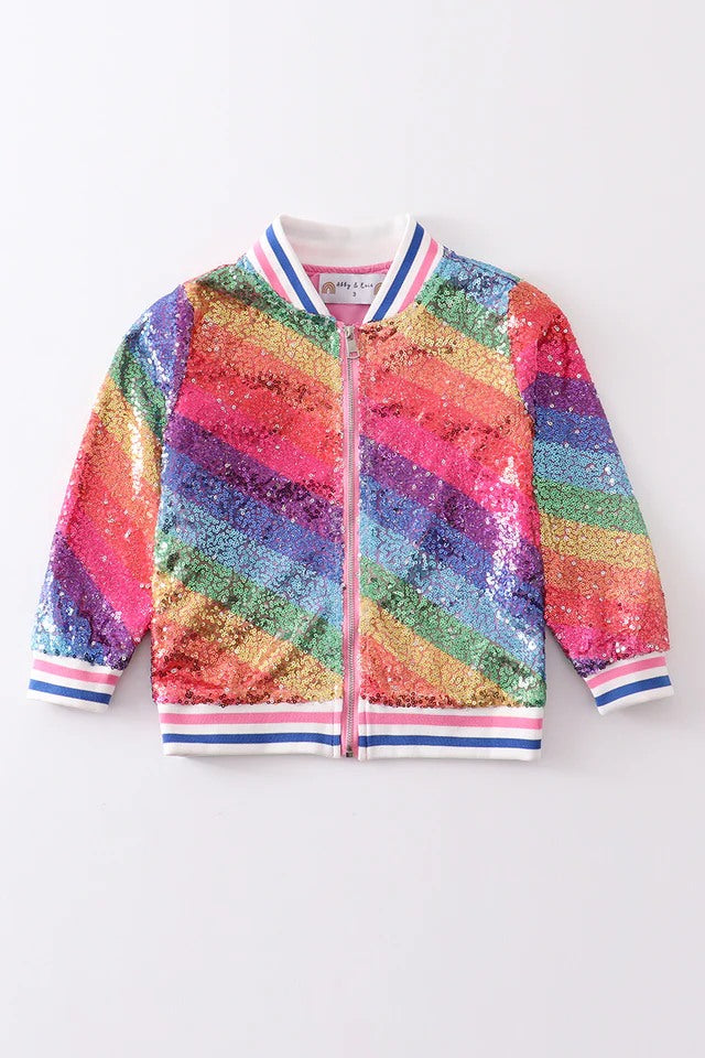 RTS Rainbow Sequin Jacket