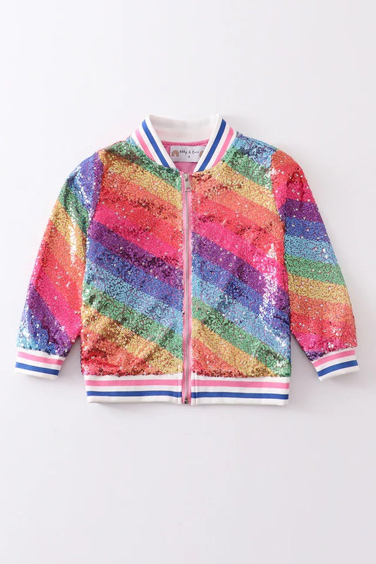 RTS Rainbow Sequin Jacket