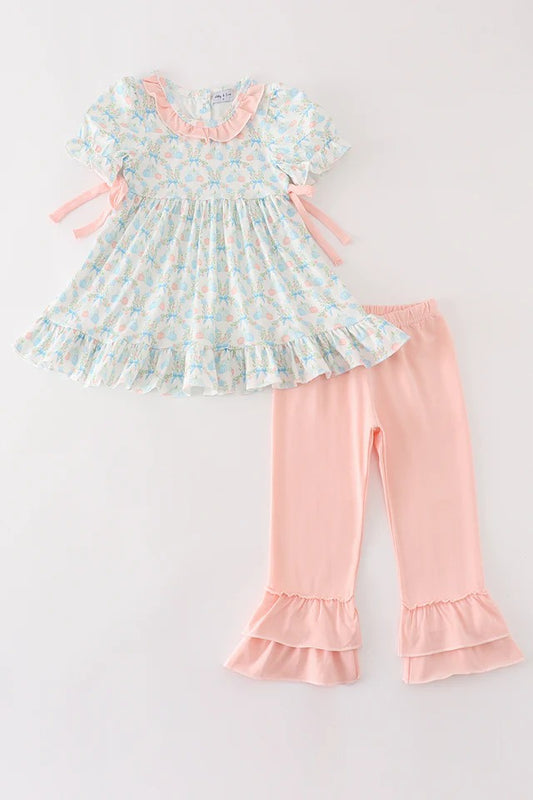 RTS Coral Pumpkin Pants Set