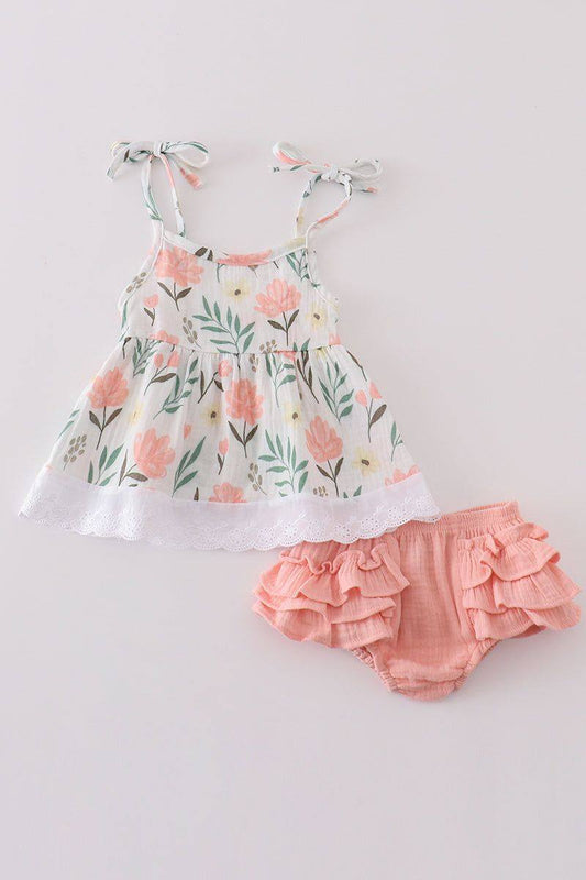 RTS Floral Bummie Set