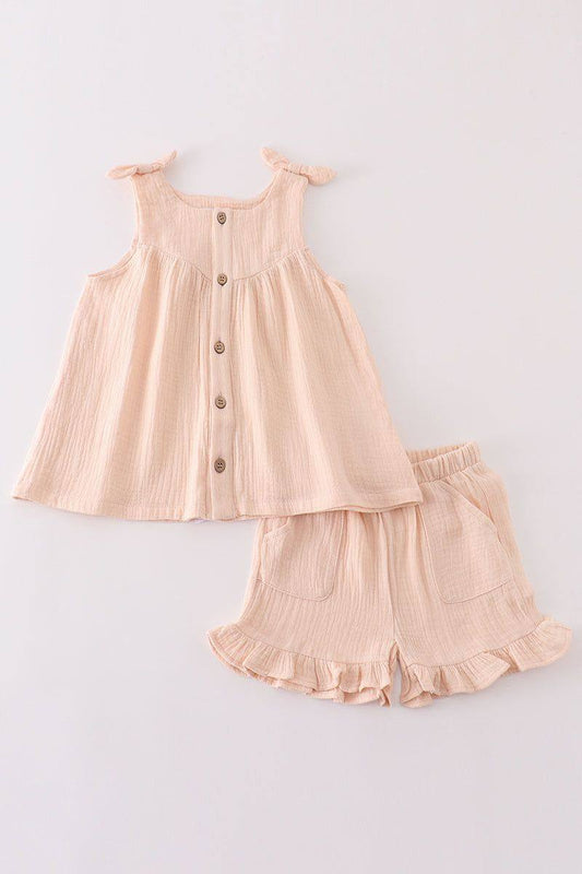 RTS Beige Shorts Set