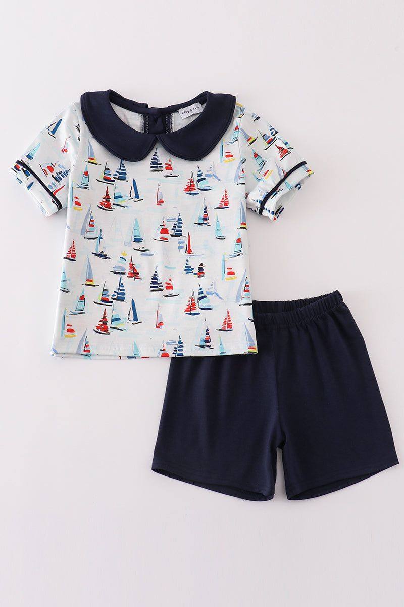RTS Sailboat Shorts Set