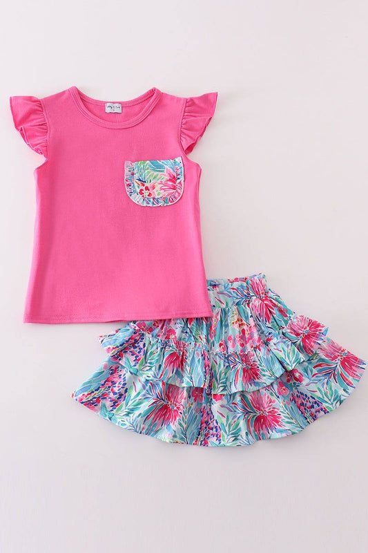 RTS Watercolor Skirt Set