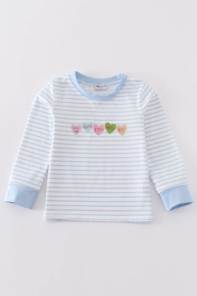 RTS Striped Valentine's Hearts Shirt