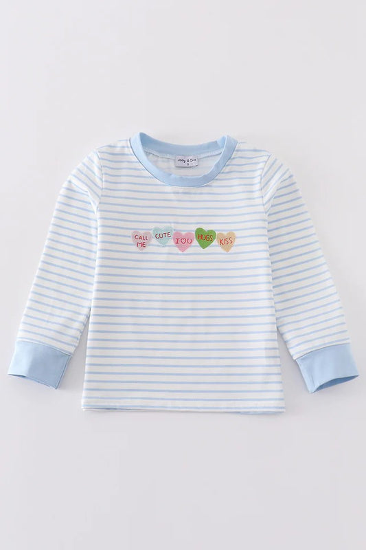 RTS Striped Valentine's Hearts Shirt