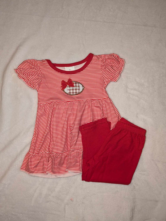 Red Football Leggings