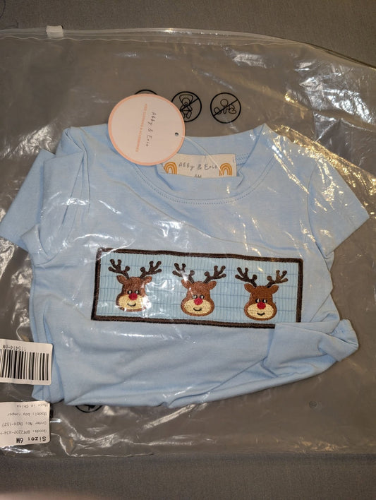 Smocked Reindeer Bubble