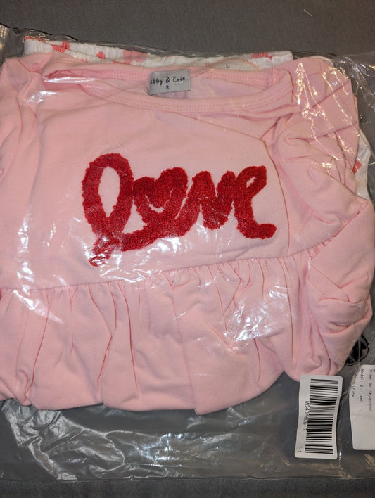 French Knot Love Pants Set