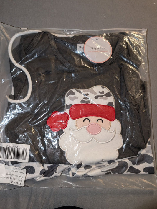 Camo Santa Pants Set