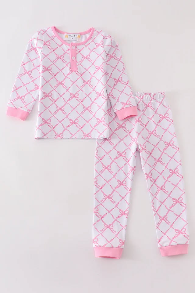 Pink Bows Pajamas