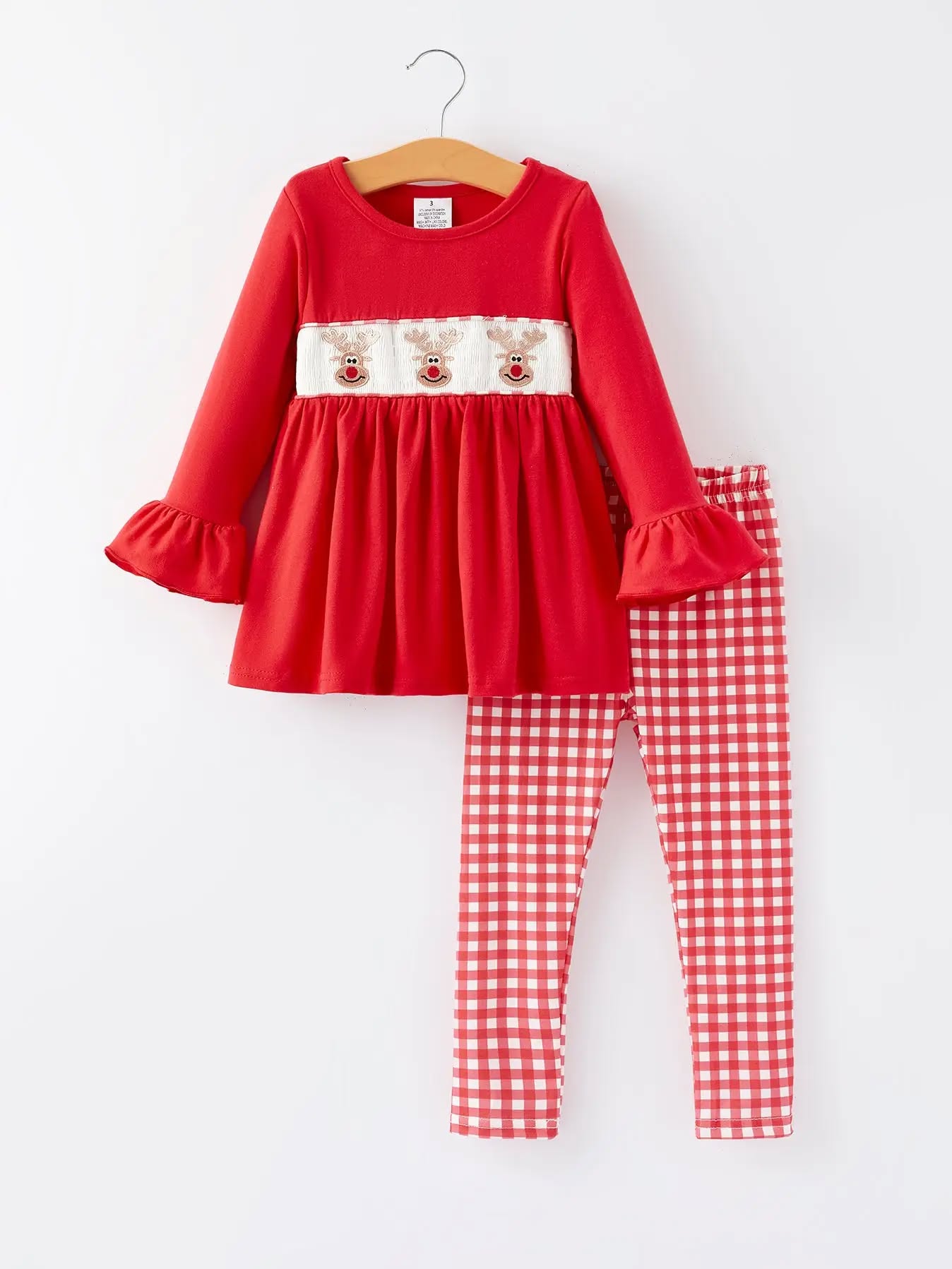 RTS Smocked Reindeer Pants