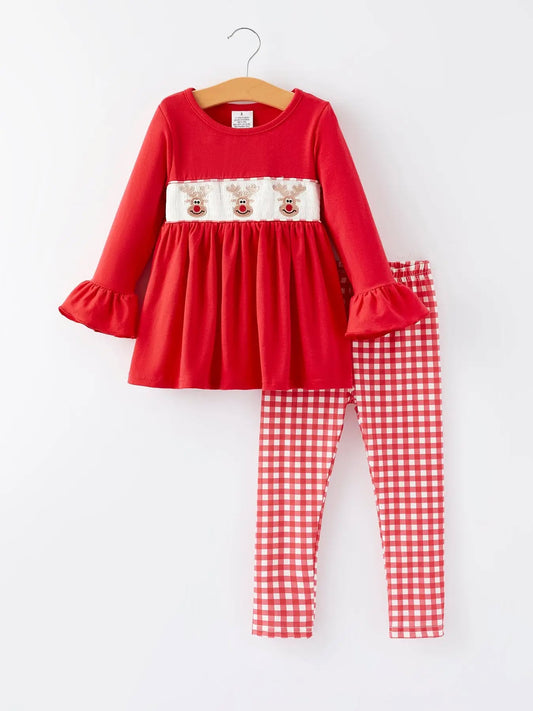 RTS Smocked Reindeer Pants