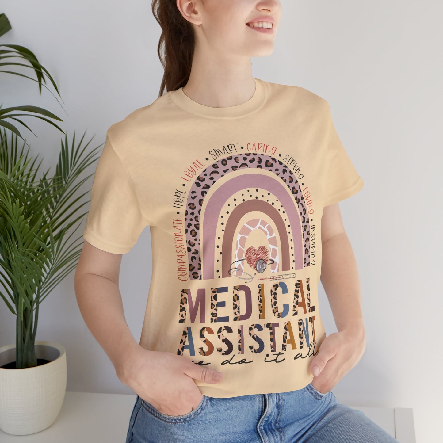 Medical Assistant Rainbow Graphic Tee - We Do It All