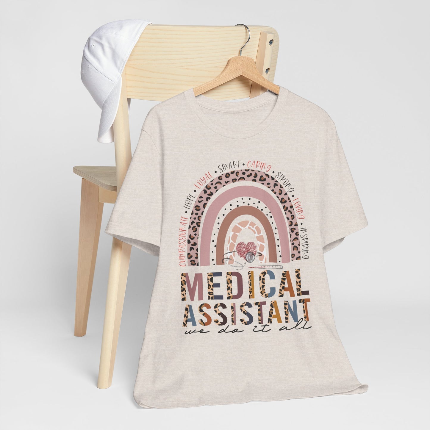 Medical Assistant Rainbow Graphic Tee - We Do It All
