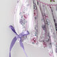 Fall Purple Floral Smocked Embroidered Girl Dress