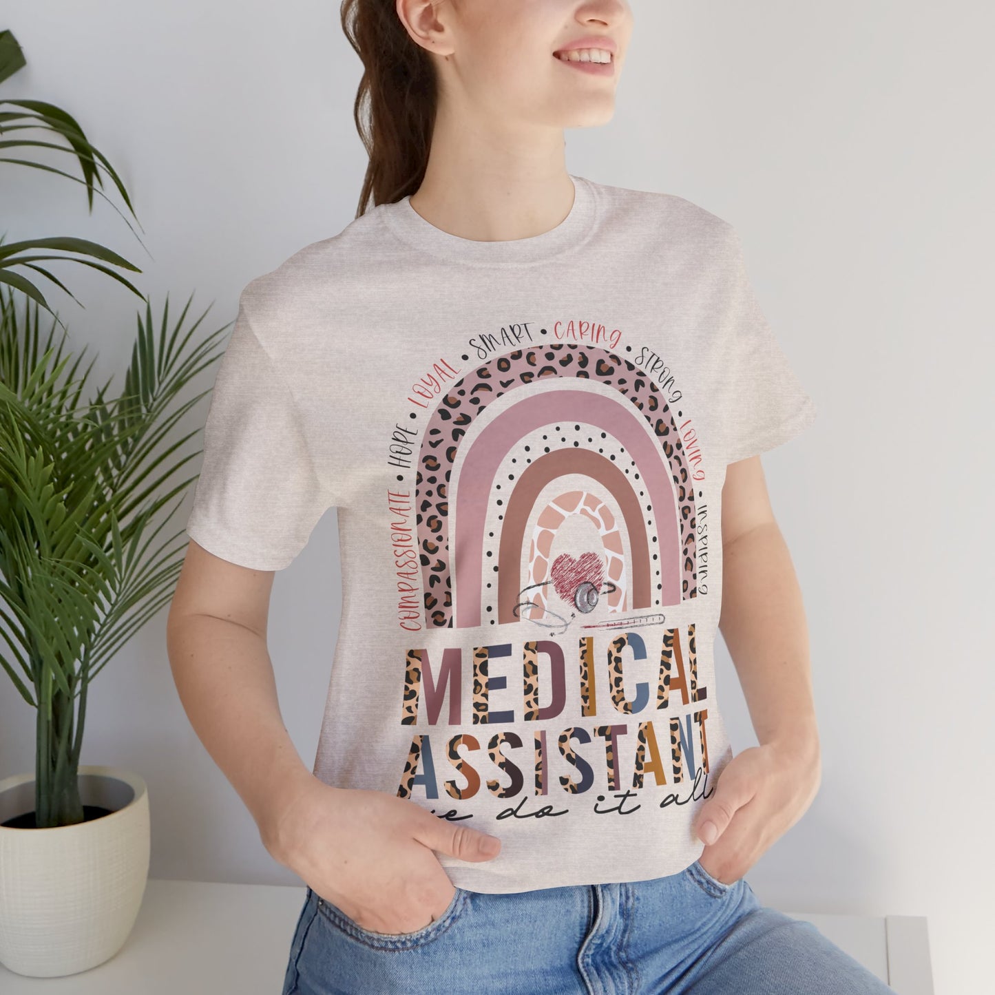 Medical Assistant Rainbow Graphic Tee - We Do It All