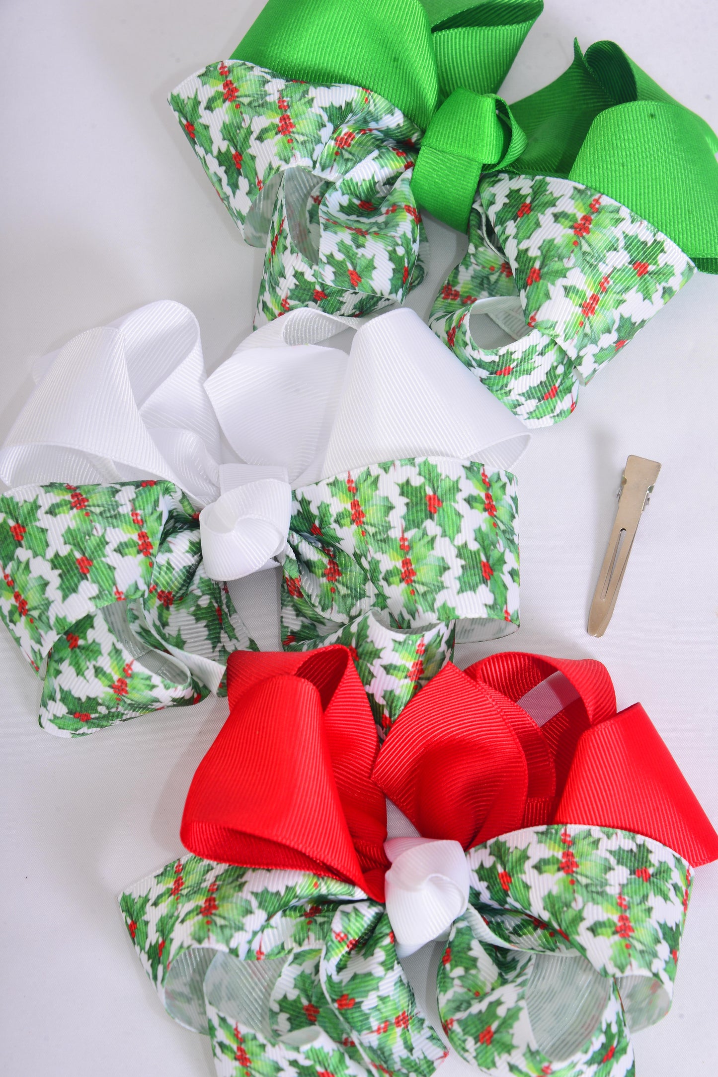 RTS Christmas Holly Bows