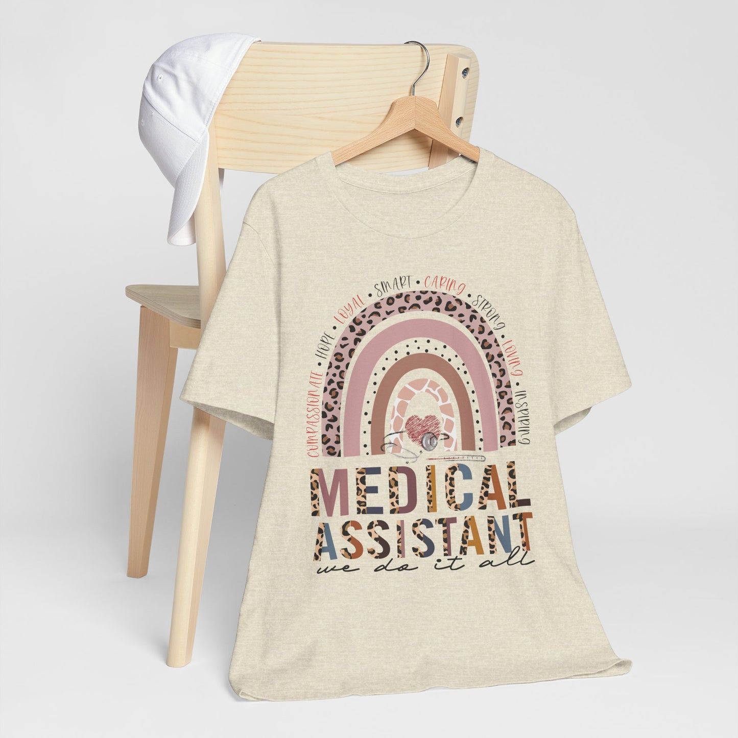 Medical Assistant Rainbow Graphic Tee - We Do It All