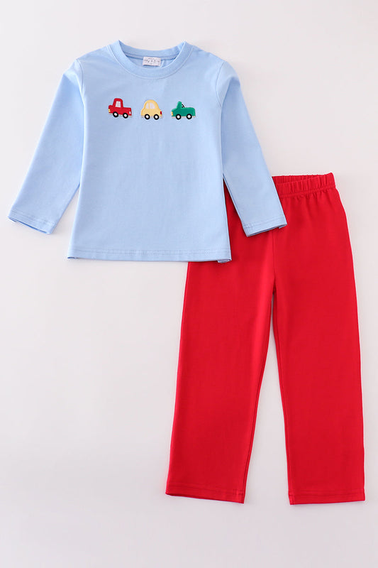 Blue Cars Boy Pants Set (Copy)
