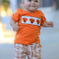 Thanksgiving Turkey Plaid Boys Pants Set