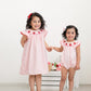 Baby Girls Strawberry Plaid Smocked Romper