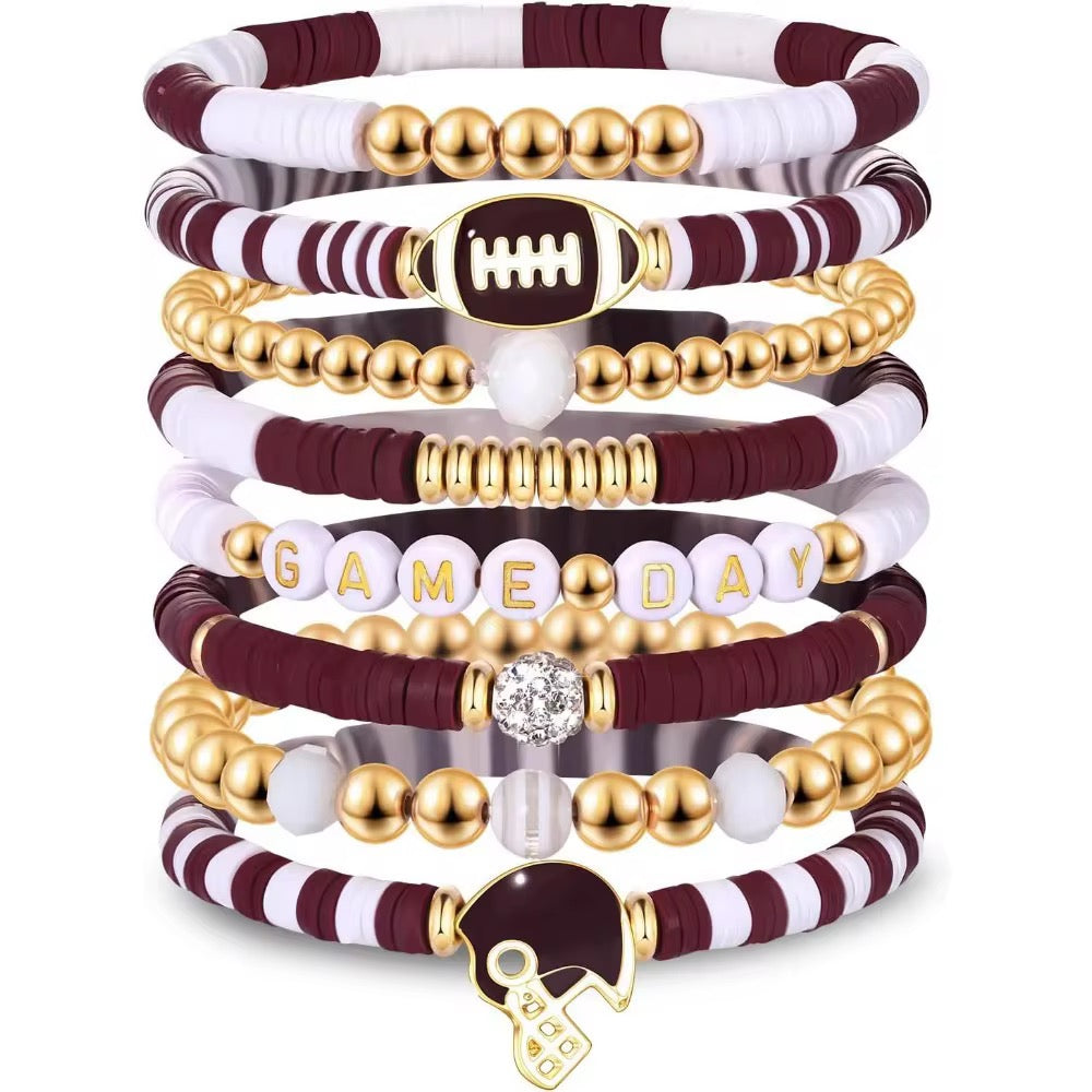 Game Day Wrist Stacks - Football