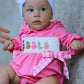 Fall Thanksgiving& Halloween "GOBBLE" Smock Embroidery Baby Girl Romper